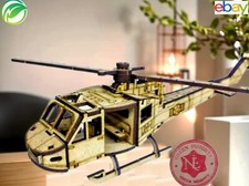 3D Wooden Helicopter Bell