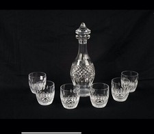 waterford crystal Colleen  decanter +6 Tumblers