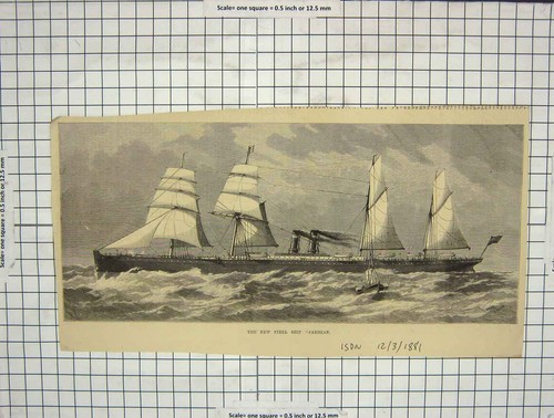 Original old antique - original, print