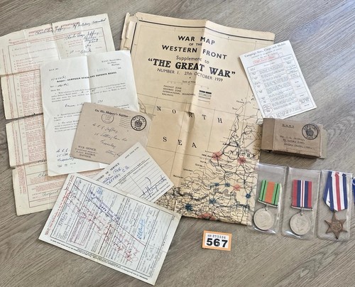 Wwii medal trio - medal, france