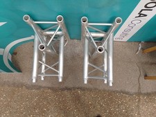 2  X  Milos Quicktruss Aluminium truss corner stage light trussing 3 way