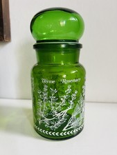 Vintage Belgian Green Glass