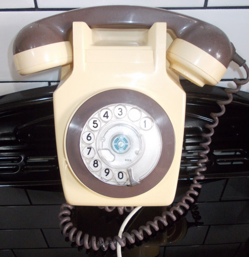 Gpo 741 wall dial telephone - wall,