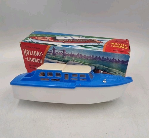 Vintage holiday launch - launch, boat