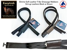T BAR STIRRUP LEATHERS slim