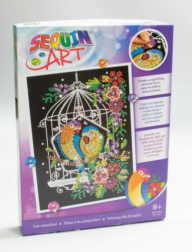 Sequin art purple multibuy - purple,