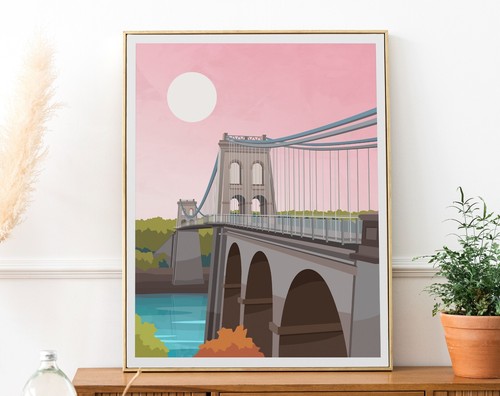 Menai bridge anglesey - anglesey, art