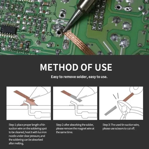 Desoldering braid solder - braid,