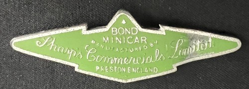 Bond minicar enamel vintage - bond,
