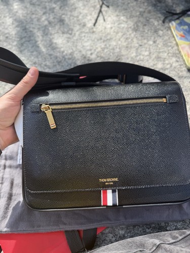 Thom browne messenger black - thom,