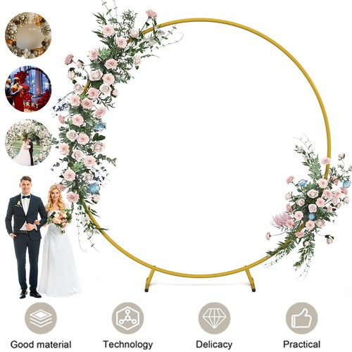 Round balloon arch - , backdrop