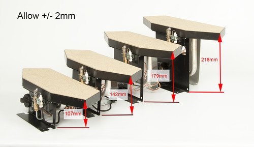 Inset gas fire coal tray - coal,