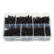 700Pc Assorted Box of Black Self Tapping Screws Pozi Flanged Workshop Tapper DIY
