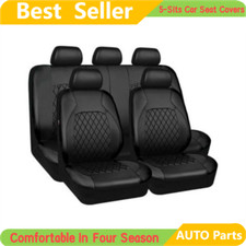 9PCS Leather 5-Sits Car Seat