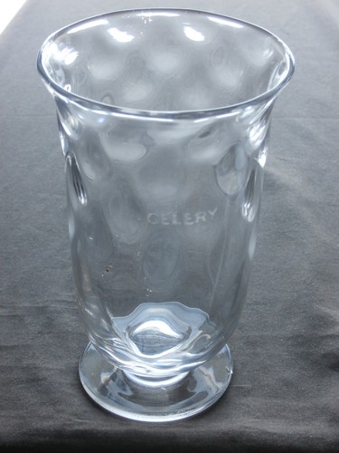 Vintage crystal thumbprint - vintage,