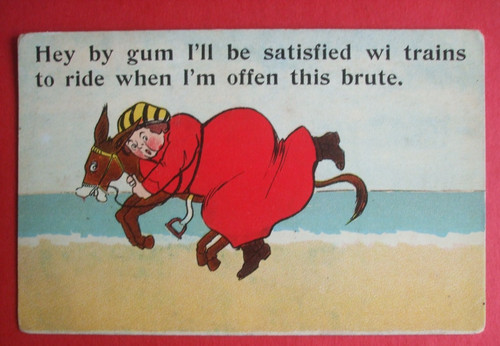 Old comic northern lady - old,
