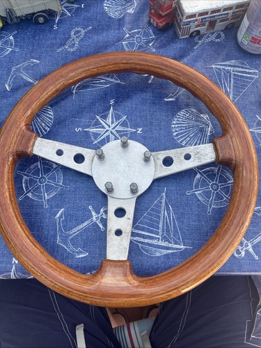 Wooden rim steering - wooden, wheel
