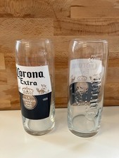 Corona Pint Glasses x 2. Brand