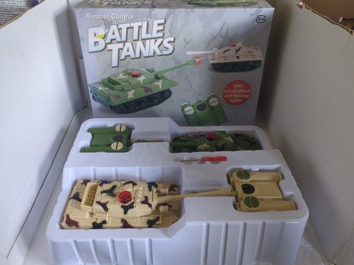 Radio controlled battle tanks - radio,