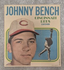 1970 Topps Poster Johnny Bench