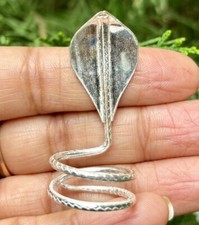 Pure silver nag naag snake - silver,
