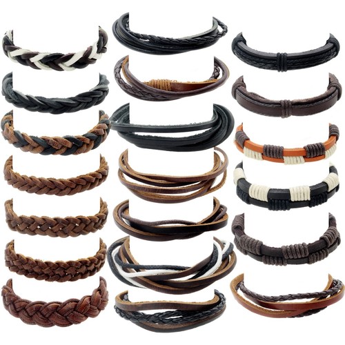 Real brown black leather - real,