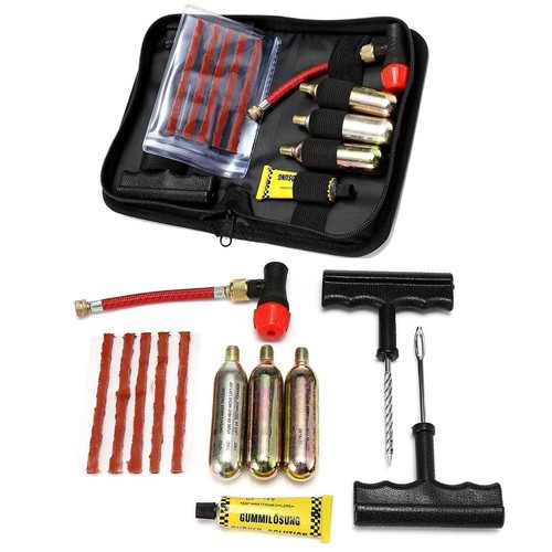 Motorcycle puncture repair kit - repair,