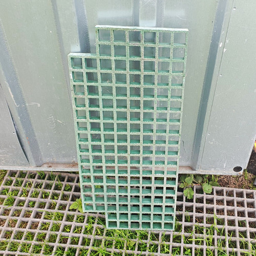 Green grp fibreglass - grp/fibreglass, grid