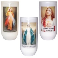Religious Votive Candle in
