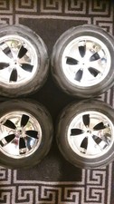 Hpi Wheels and tyres  savage big twin truckzilla twinzilla  17mm hex 5 spoke 