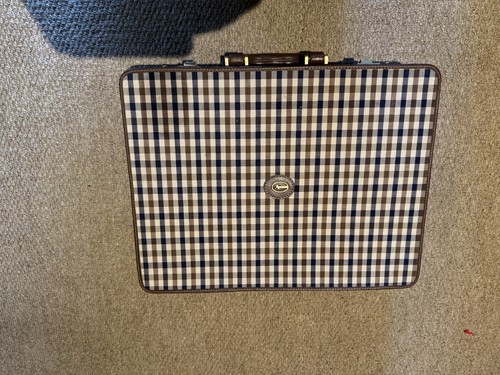 Aquascutum briefcase checked - aquascutum,