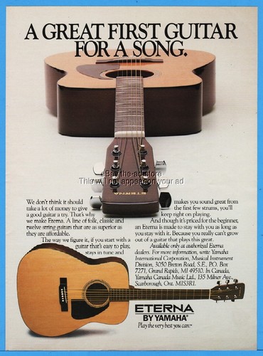 1986 yamaha eterna guitar - 1986,