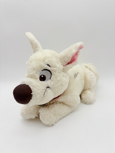 Disney bolt plush dog - disney, white