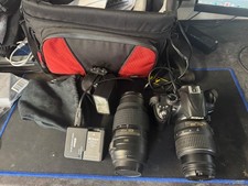 Nikon D3000camera with DX 18-55mm lens & DX 55-300mm lens