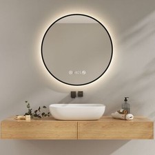 EMKE Black LED Bathroom Mirror