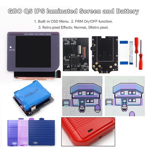Laminated osd menu - osd, ips