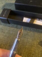 Cerutti 1881 Chrome Silver Coloured. Fountain pen. Excellent condition. O713