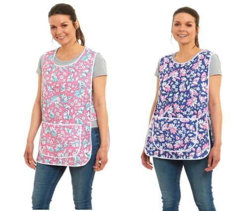 Ladies floral tabards aprons - floral,