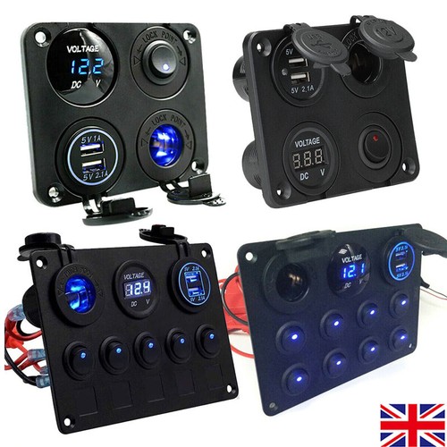 Campervan led light switch - light,