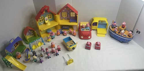 Peppa pig toy lot figures - pig,