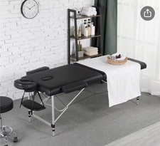 Massage Table Bed Black