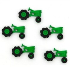 Plowin Thru Tractors Embellishments by Dress It Up Buttons tm