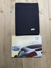 1999-2005 AUDI TT COUPE OWNERS HANDBOOK MANUAL & WALLET 2002 Ref20310