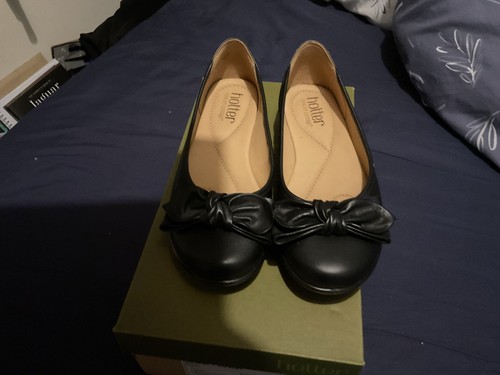 Ladies black hotter shoes size - black,