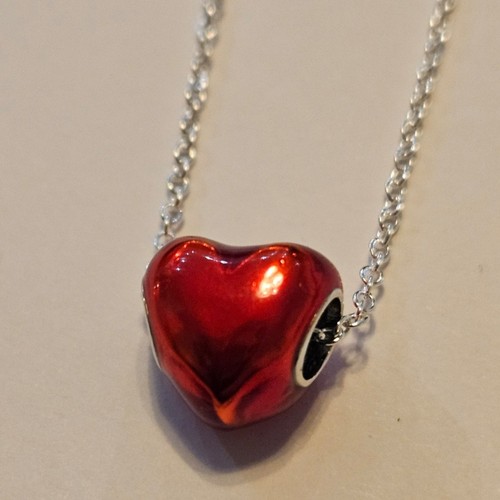 Pandora necklace 50cm red - pandora,