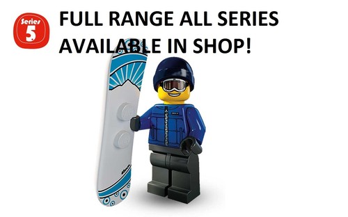 Lego snowboarder guy - series, 5