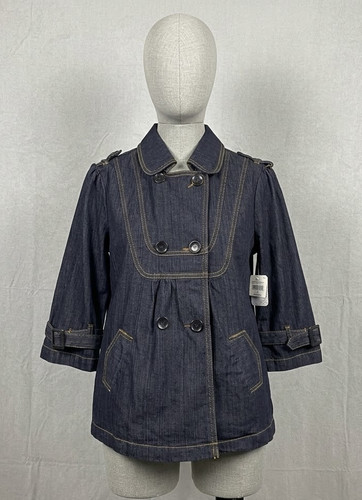 Collection denim pea coat - jw,