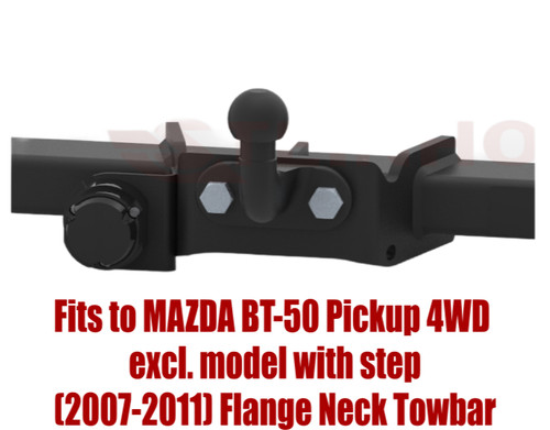 Flange neck tow bar - flange,
