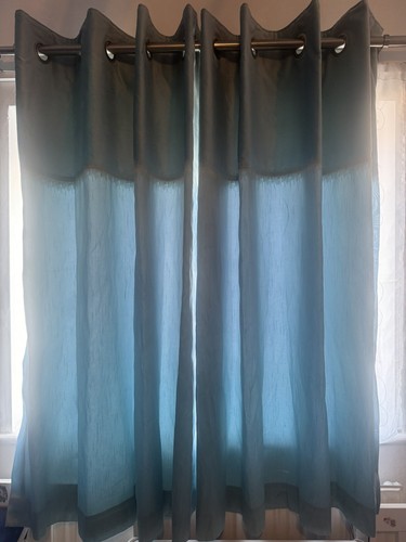 Next blue teal - next, curtains
