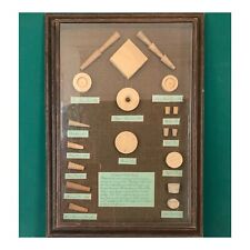 Unique Framed Display Case of Beer Brewing Sundries.